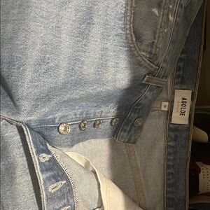 Agolde Light Wash Denim Jeans for the Low